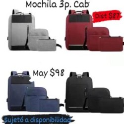 Mochila 3p cab