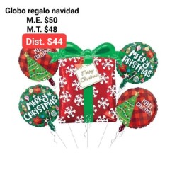 Globo regalo navidad