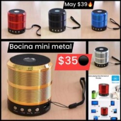 Bocina mini metal