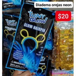 Diadema orejas neon