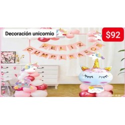 Decoracion unicornio