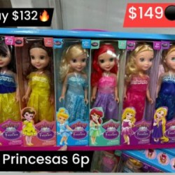 Set princesas 6p