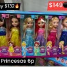 Set princesas 6p