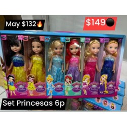 Set princesas 6p