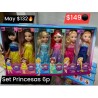 Set princesas 6p