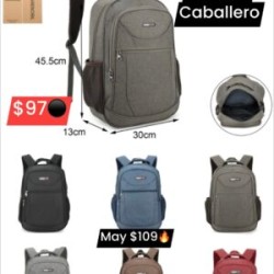 Mochila caballero