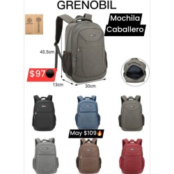 Mochila caballero