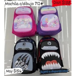 Mochila  c dibujo  712