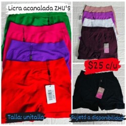 Licra acanalada ZHUs