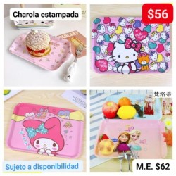 Charola estampada