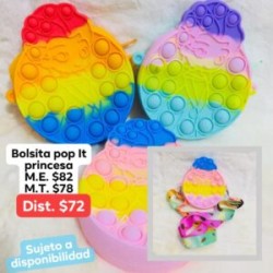 Bolsita pop it princesa