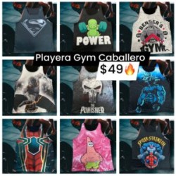 Playera gym caballero