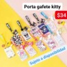 Porta gafete kitty