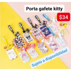 Porta gafete kitty